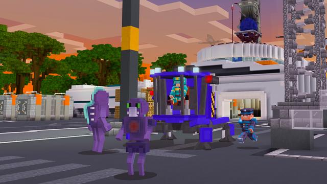 Screenshot of the Minecraft Bedrock Marketplace product Mech Suits created by Team Vaeron.
