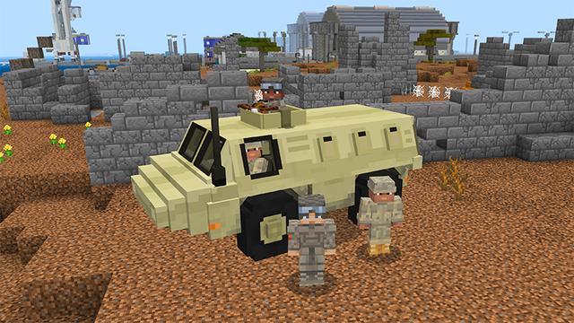 Screenshot of the Minecraft Bedrock Marketplace product Military Base created by Team Vaeron.