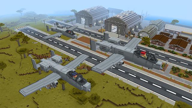 Screenshot of the Minecraft Bedrock Marketplace product Military Base created by Team Vaeron.