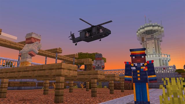 Screenshot of the Minecraft Bedrock Marketplace product Military Base created by Team Vaeron.