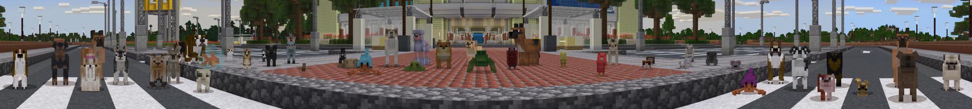 Panorama of the Minecraft Bedrock Marketplace product Pets 2 created by Team Vaeron.