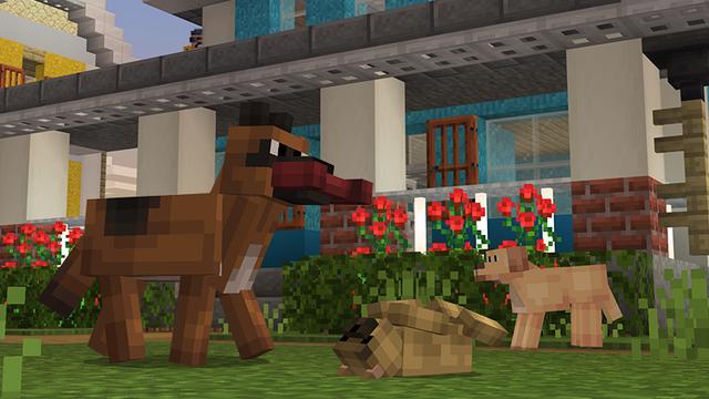 Screenshot of the Minecraft Bedrock Marketplace product Pets 2 created by Team Vaeron.