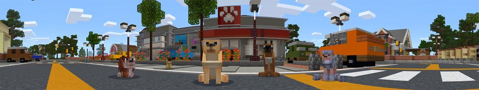 Panorama of the Minecraft Bedrock Marketplace product Pets created by Team Vaeron.