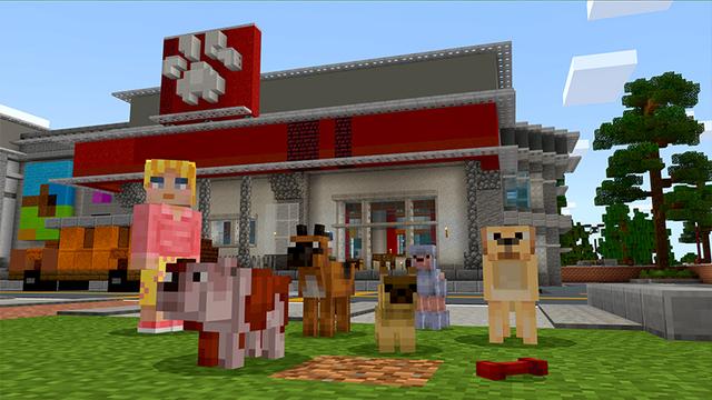 Screenshot of the Minecraft Bedrock Marketplace product Pets created by Team Vaeron.