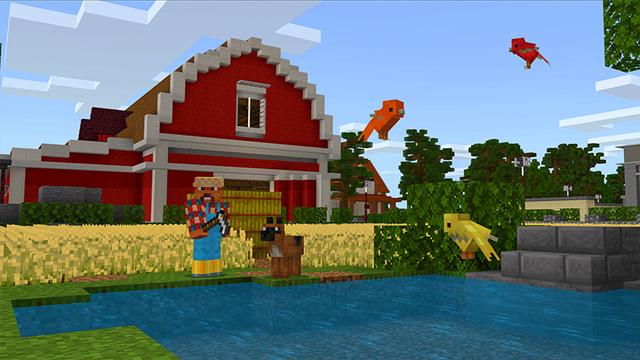 Screenshot of the Minecraft Bedrock Marketplace product Pets created by Team Vaeron.