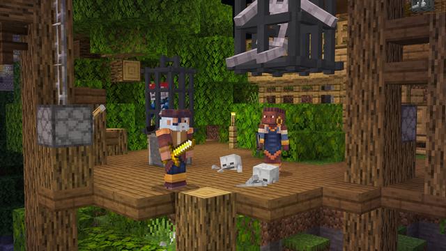 Screenshot of the Minecraft Bedrock Marketplace product Pirate Ships created by Team Vaeron.