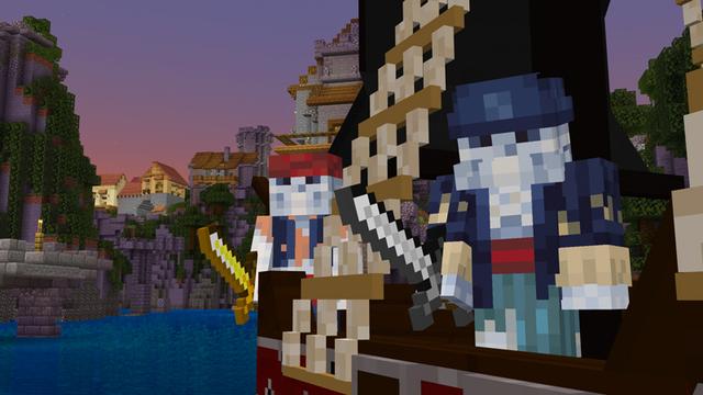 Screenshot of the Minecraft Bedrock Marketplace product Pirate Ships created by Team Vaeron.