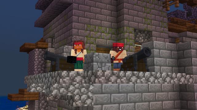 Screenshot of the Minecraft Bedrock Marketplace product Pirate Ships created by Team Vaeron.
