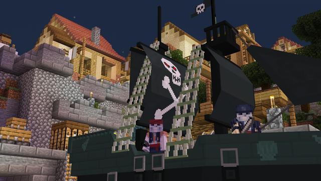 Screenshot of the Minecraft Bedrock Marketplace product Pirate Ships created by Team Vaeron.