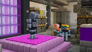 Screenshot of the Minecraft Bedrock Marketplace product Robots created by Team Vaeron.