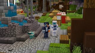 Screenshot of the Minecraft Bedrock Marketplace product Robots created by Team Vaeron.