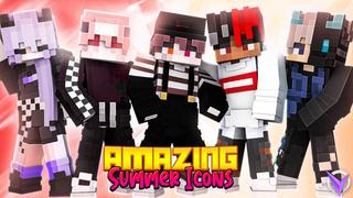 Thumbnail of the Minecraft Bedrock Marketplace product Amazing Summer Icons created by Team Visionary.
