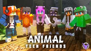 Thumbnail of the Minecraft Bedrock Marketplace product Animal Teen Friends created by Team Visionary.