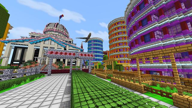 Screenshot of the Minecraft Bedrock Marketplace product Arts & Crafts Resource Pack created by Team Visionary.
