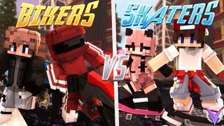 Thumbnail of the Minecraft Bedrock Marketplace product Bikers vs Skaters created by Team Visionary.