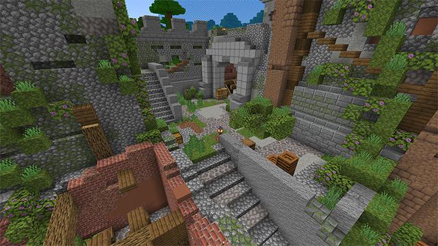 Screenshot of the Minecraft Bedrock Marketplace product Blocked Survival created by Team Visionary.