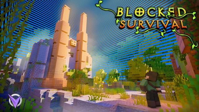 Thumbnail of the Minecraft Bedrock Marketplace product Survie bloquée created by Team Visionary.