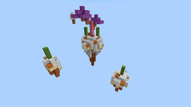 Screenshot of the Minecraft Bedrock Marketplace product Candy Land Skyblock created by Team Visionary.