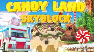 Thumbnail of the Minecraft Bedrock Marketplace product Candy Land Skyblock created by Team Visionary.