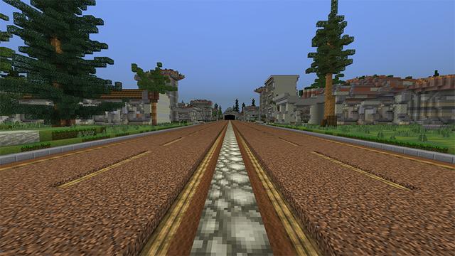 Screenshot of the Minecraft Bedrock Marketplace product Caveman Capital created by Team Visionary.