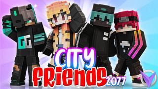 Thumbnail of the Minecraft Bedrock Marketplace product City Friends 2077 created by Team Visionary.