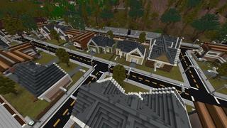 Screenshot of the Minecraft Bedrock Marketplace product City Haven created by Team Visionary.
