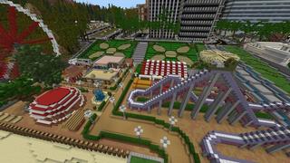 Screenshot of the Minecraft Bedrock Marketplace product City Haven created by Team Visionary.
