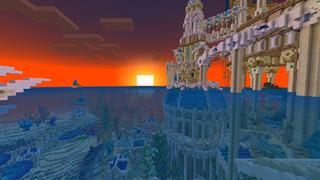Screenshot of the Minecraft Bedrock Marketplace product City of Atlantis created by Team Visionary.