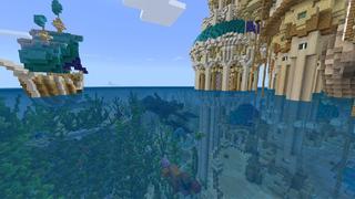 Screenshot of the Minecraft Bedrock Marketplace product City of Atlantis created by Team Visionary.