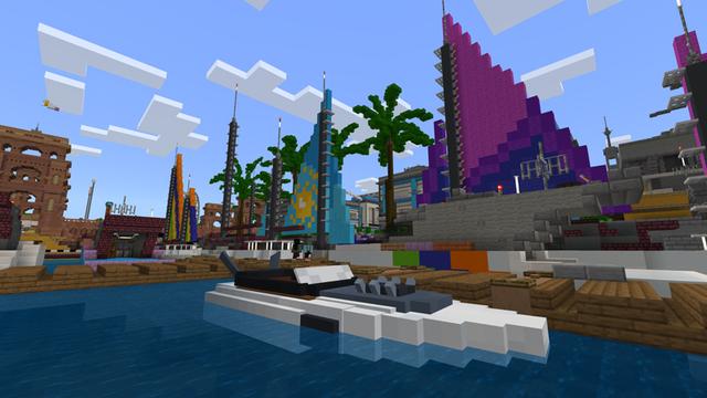 Screenshot of the Minecraft Bedrock Marketplace product City Simulator created by Team Visionary.