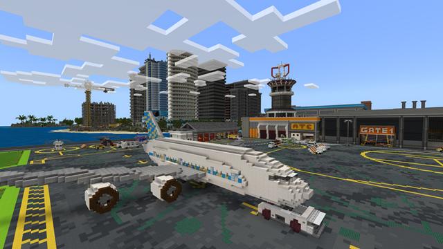 Screenshot of the Minecraft Bedrock Marketplace product City Simulator created by Team Visionary.