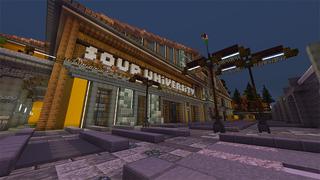 Screenshot of the Minecraft Bedrock Marketplace product Coastal City created by Team Visionary.