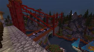 Screenshot of the Minecraft Bedrock Marketplace product Coastal City created by Team Visionary.