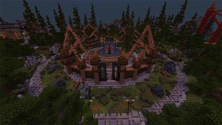 Screenshot of the Minecraft Bedrock Marketplace product Coastal City created by Team Visionary.