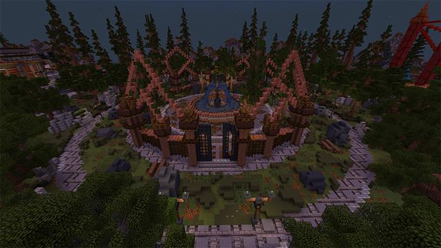 Screenshot of the Minecraft Bedrock Marketplace product Coastal City created by Team Visionary.