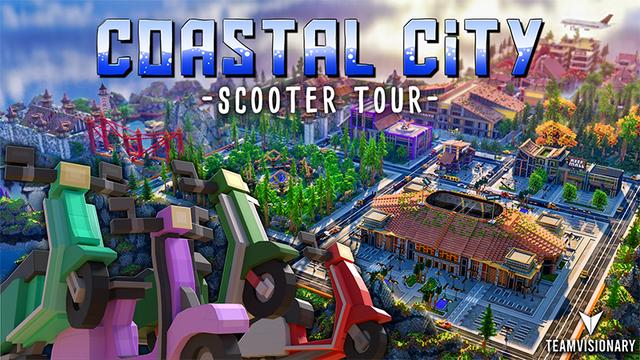 Thumbnail of the Minecraft Bedrock Marketplace product Coastal City created by Team Visionary.