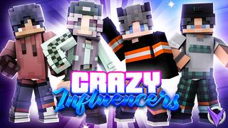 Thumbnail of the Minecraft Bedrock Marketplace product Crazy Influencers created by Team Visionary.