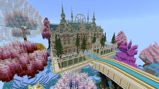 Screenshot of the Minecraft Bedrock Marketplace product Cumulus City created by Team Visionary.