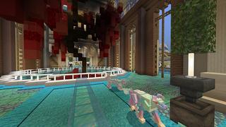 Screenshot of the Minecraft Bedrock Marketplace product Cumulus City created by Team Visionary.