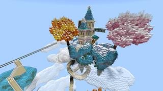 Screenshot of the Minecraft Bedrock Marketplace product Cumulus City created by Team Visionary.