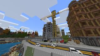 Screenshot of the Minecraft Bedrock Marketplace product Curio City created by Team Visionary.