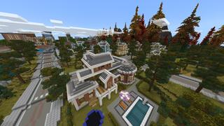 Screenshot of the Minecraft Bedrock Marketplace product Curio City created by Team Visionary.