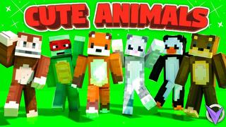 Thumbnail of the Minecraft Bedrock Marketplace product Cute Animals created by Team Visionary.