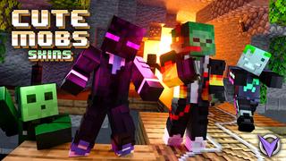Thumbnail of the Minecraft Bedrock Marketplace product Cute Mob Skins created by Team Visionary.