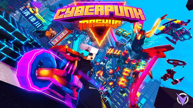 Thumbnail of the Minecraft Bedrock Marketplace product Cyberpunk Mashup created by Team Visionary.
