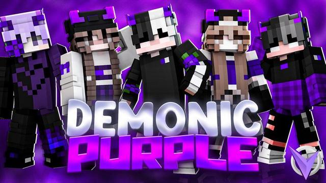 Thumbnail of the Minecraft Bedrock Marketplace product Demonic Purple created by Team Visionary.