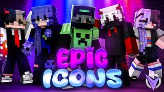 Thumbnail of the Minecraft Bedrock Marketplace product Epic Icons created by Team Visionary.
