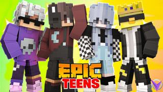 Thumbnail of the Minecraft Bedrock Marketplace product Epic Teens created by Team Visionary.