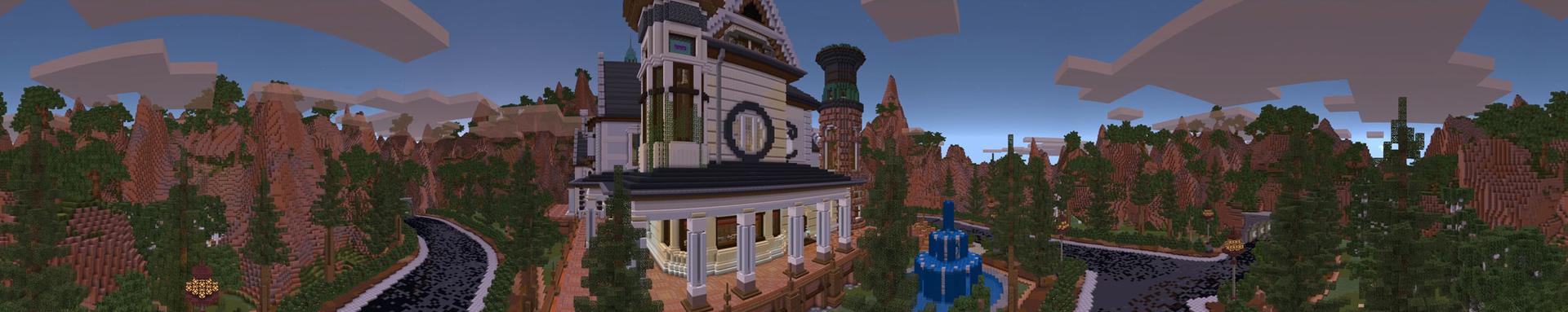 Panorama of the Minecraft Bedrock Marketplace product Escape the Night created by Team Visionary.