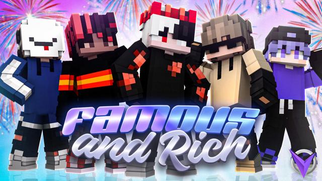 Thumbnail of the Minecraft Bedrock Marketplace product Famous and Rich created by Team Visionary.